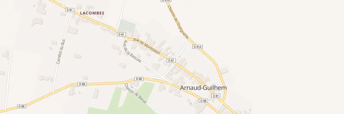 Plan du 40 Village à Arnaud-Guilhem