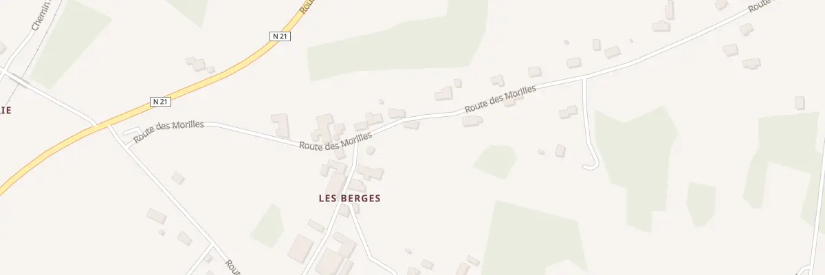 Plan du 1805 Rte des Morilles à Eyzerac