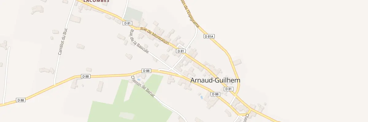 Plan du 25 Carrelot de la St Martin à Arnaud-Guilhem