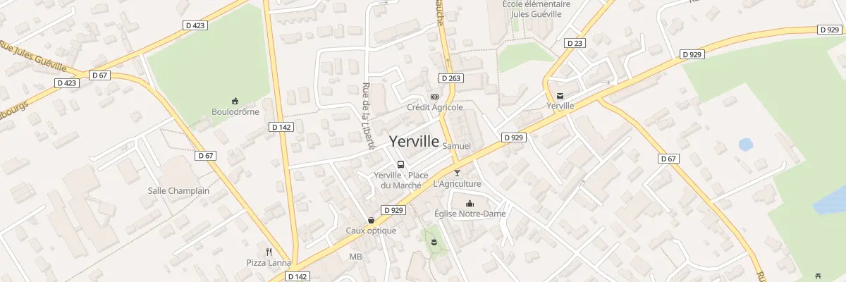 Plan du 17 Pl du General Leclerc à Yerville