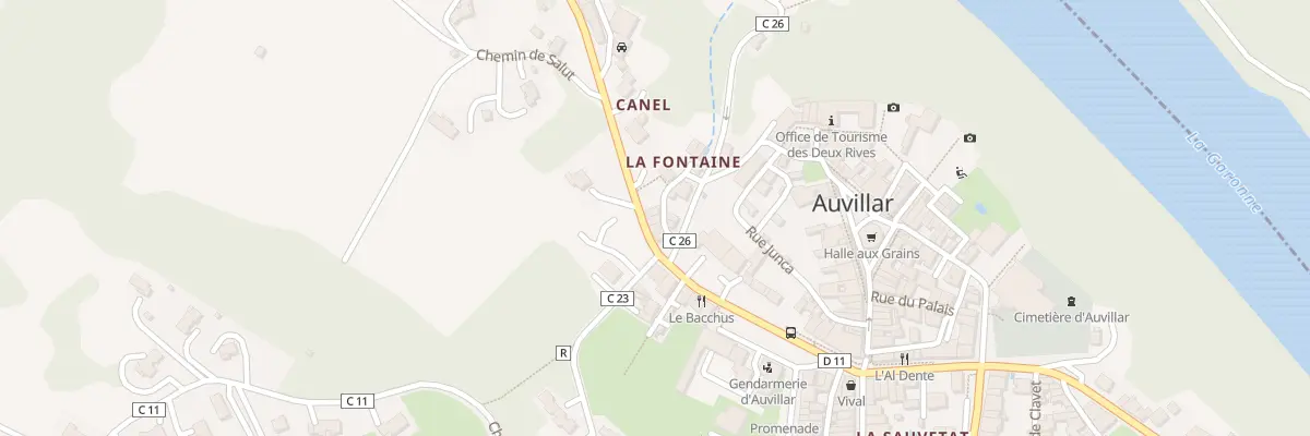 Plan du 12 Rte de Valence à Auvillar