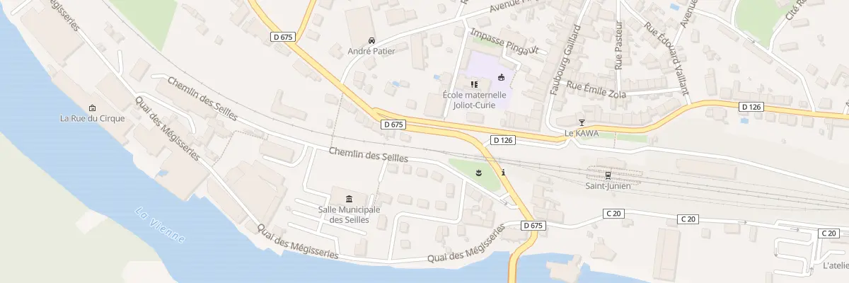 Plan du 24 Av Victor Roche à Saint-Junien