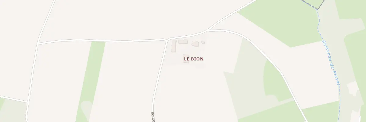 Plan du 55 Le Bion à Neuillé-le-Lierre