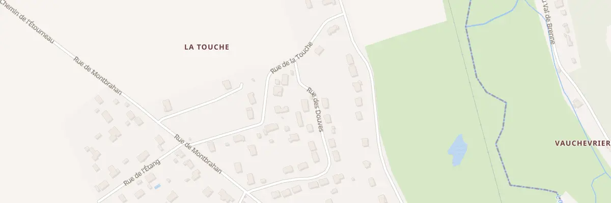 Plan du 12 Rue des Douves au Boulay