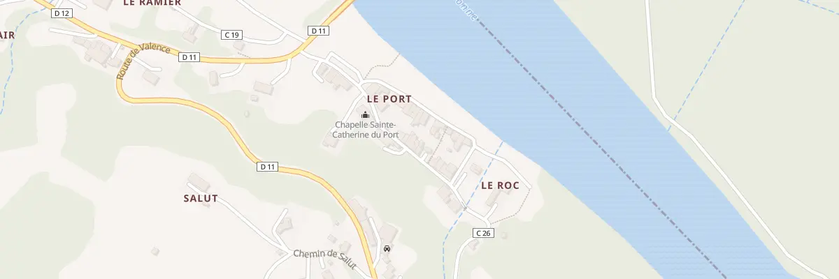 Plan du 6 Esp du Port à Auvillar