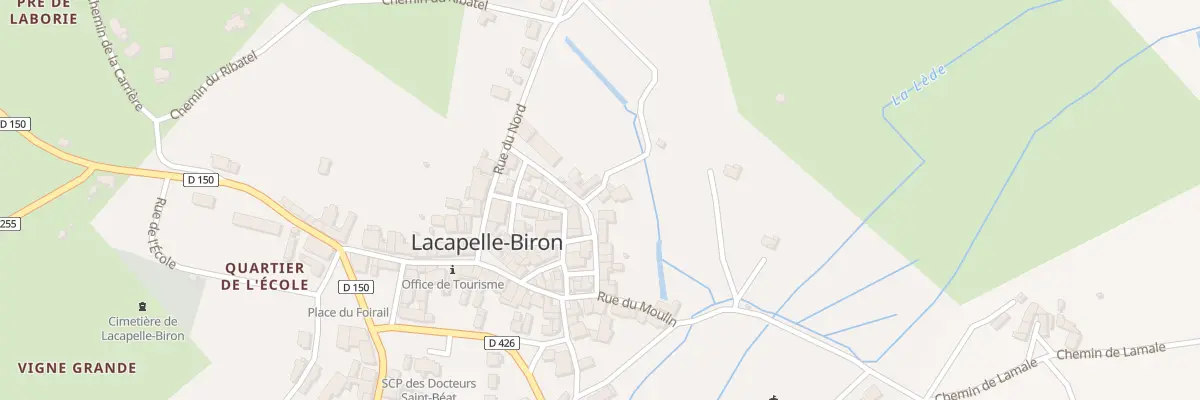 Plan du 72 Rue de Carreyrac à Lacapelle-Biron