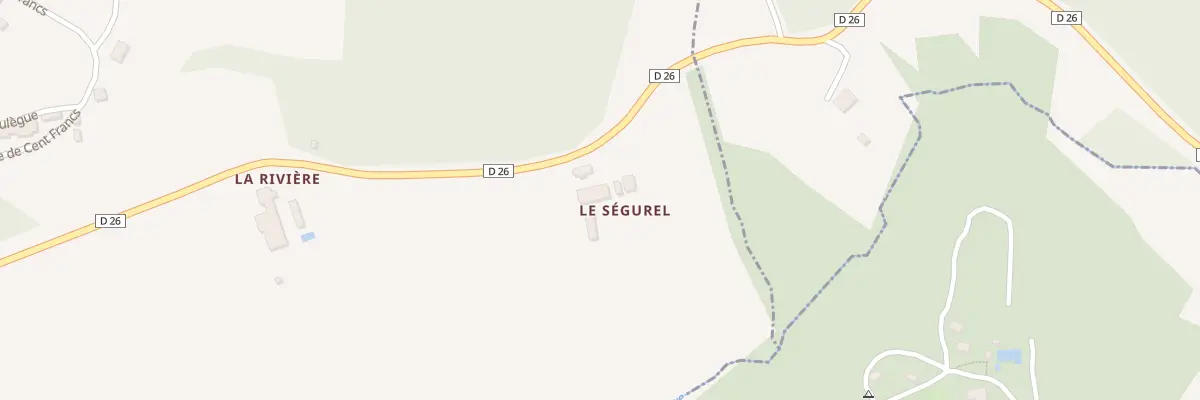 Plan du 82 Le Segurel à Bouillac