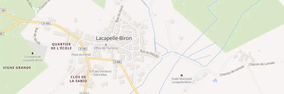 Plan du 16 Rue de Carreyrac à Lacapelle-Biron