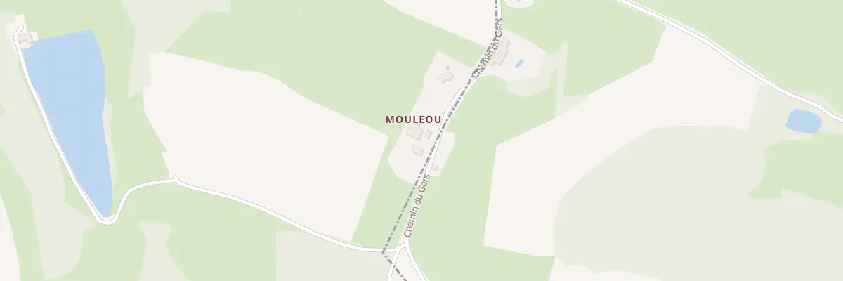 Plan du 14 Mouleou à Martisserre