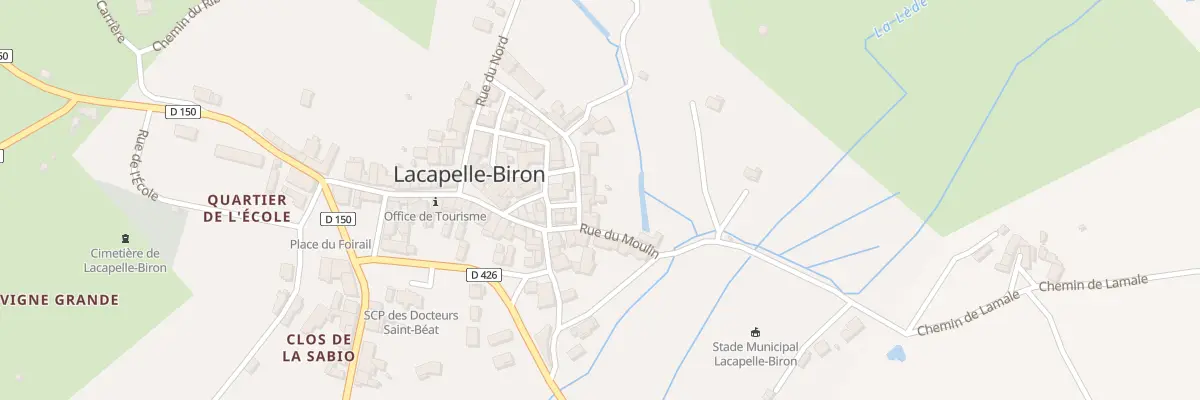 Plan du 26 Rue de Carreyrac à Lacapelle-Biron