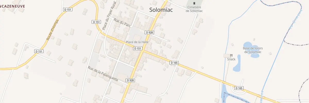 Plan du 7 Rue de la Gimone à Solomiac