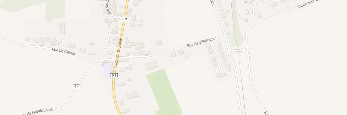 Plan du 8 Rue de Villefrain à Authon
