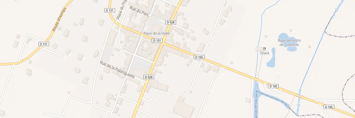 Plan du 10 Rue de la Gimone à Solomiac
