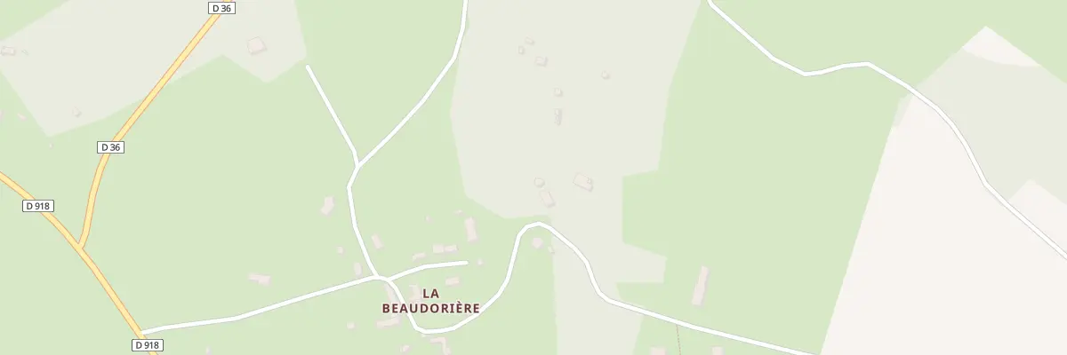 Plan du 5006 La Beaudorière à La Madeleine-Bouvet