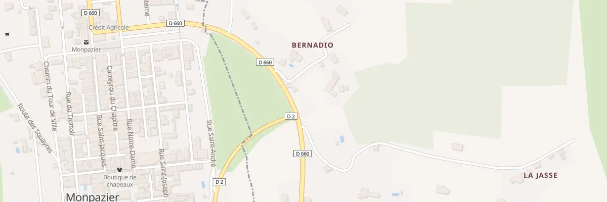 Plan du 33 Bernadio à Capdrot