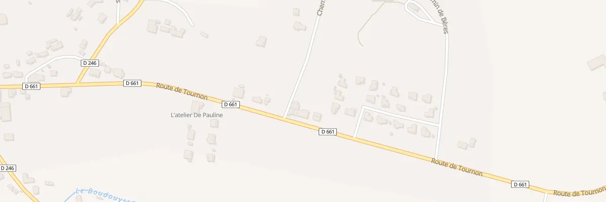 Plan du 375 Rte de Tournon à Dausse