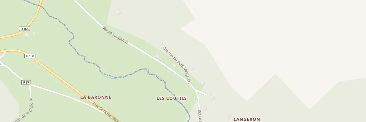Plan du 97 Langeron à Villavard
