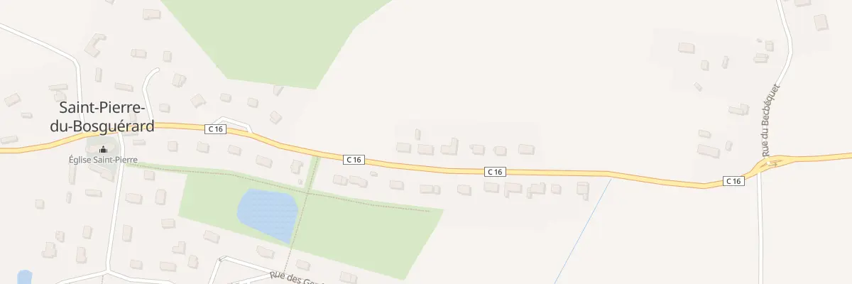 Plan du 14 Rue Henri Colliot à Saint-Pierre-du-Bosguérard