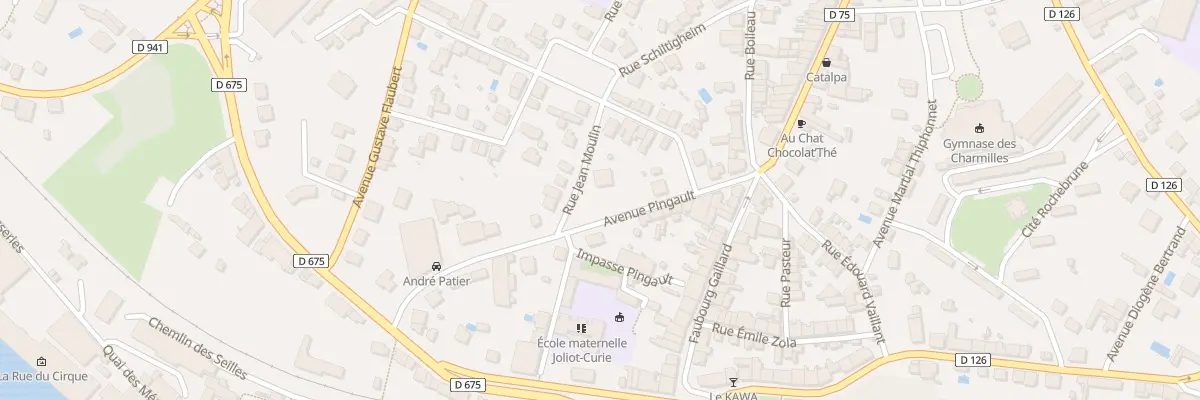 Plan du 3 Rue Jean Moulin à Saint-Junien