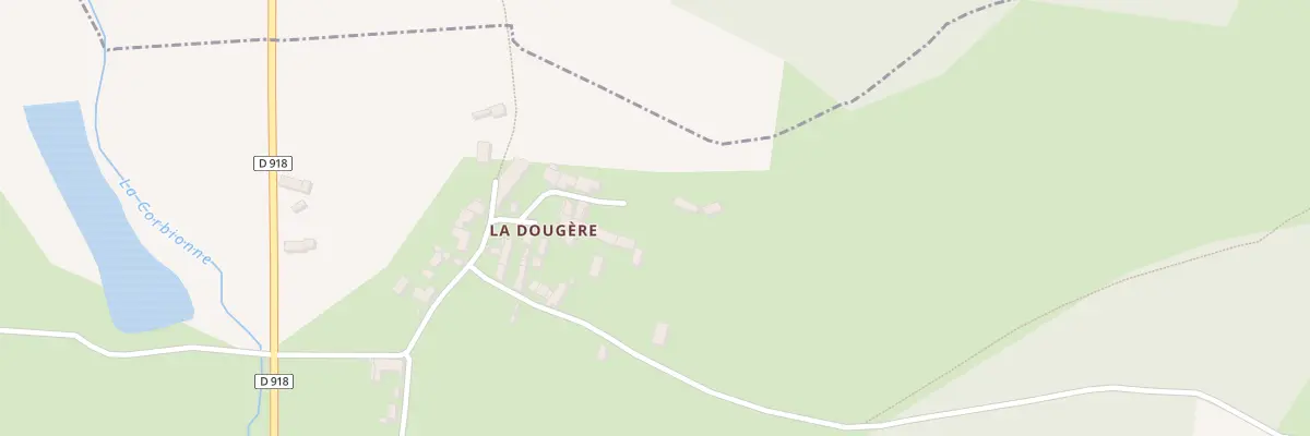 Plan du 10 La Dougere à Bretoncelles