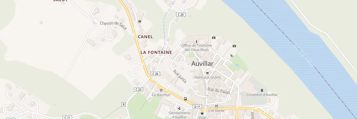 Plan du 16 Rue Jonqua à Auvillar