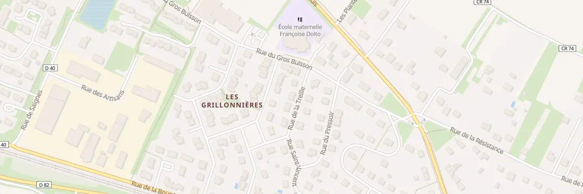 Plan du 3 Rue de la Treille à Saint-Martin-le-Beau