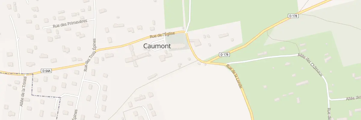 Plan du 3 Pl Jacques de Colombel à Caumont