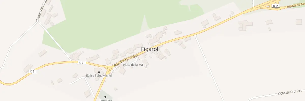 Plan du 45 Rue des Pyrénées à Figarol