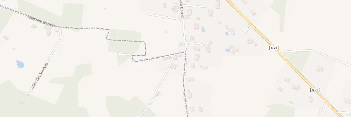 Plan du 1 La Grosse Borne à Chaillac-sur-Vienne