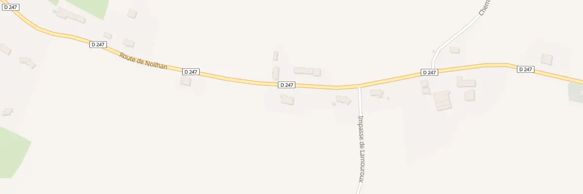 Plan du 642 Rte de Noilhan à Lahas