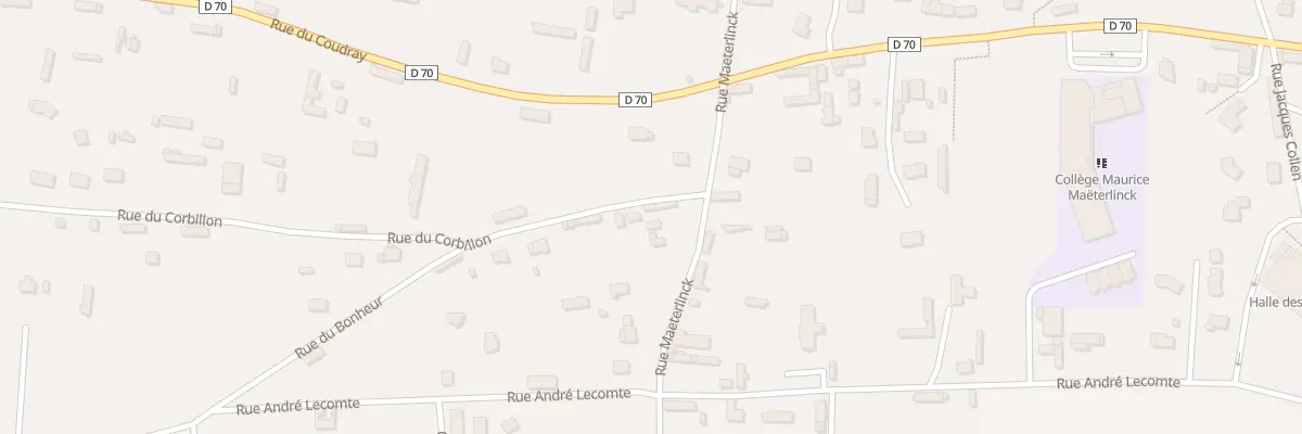 Plan du 44 Rue du Corbillon à Gruchet-Saint-Siméon
