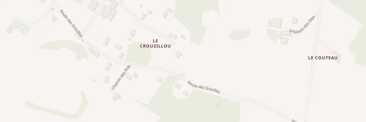 Plan du 595 Che des Gravilles à Eyzerac