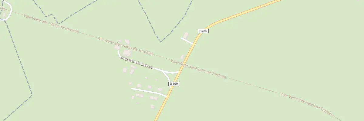 Plan du 1 Rte de Limoges à Champagnac-la-Rivière