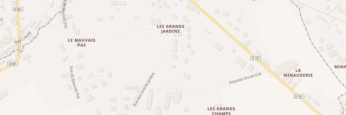 Plan du 10 Imp des Grands Jardins à Cormenon