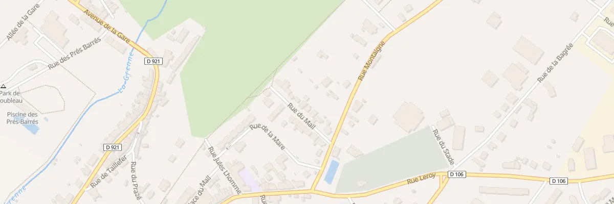 Plan du 9 Rue du Mail à Mondoubleau