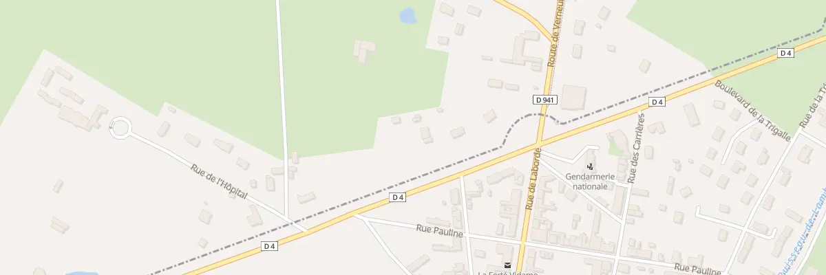 Plan du 10 Av du General de Gaulle à Lamblore