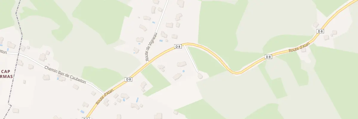 Plan du 1090 Rte d’Alan à Montoulieu-Saint-Bernard