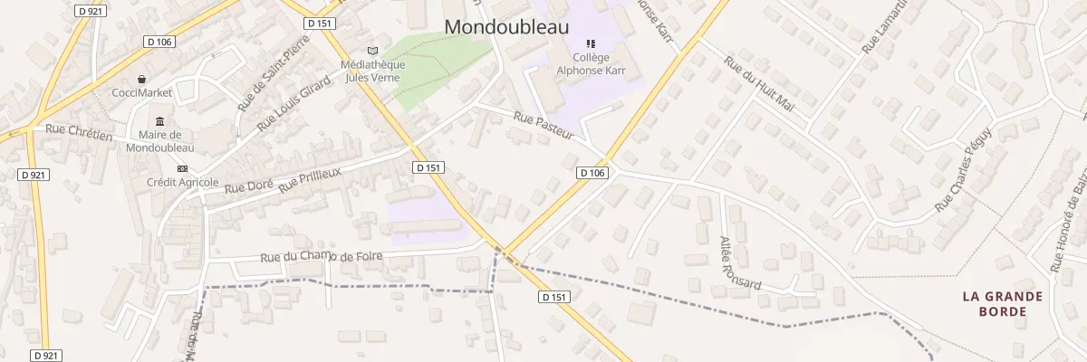 Plan du 6 Av Louis Chaumel à Mondoubleau
