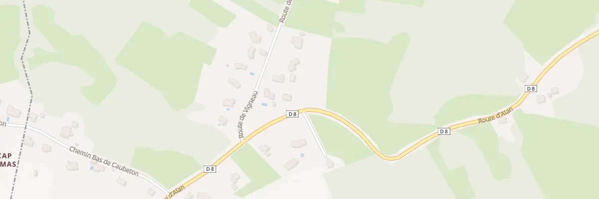 Plan du 110 Rte de Vigneau à Montoulieu-Saint-Bernard
