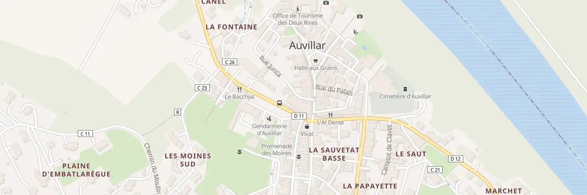 Plan du 4 Pl de l’Horloge à Auvillar