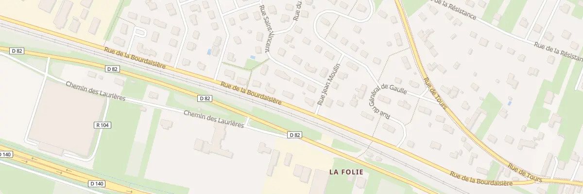 Plan du 31 Rue de la Bourdaisière à Saint-Martin-le-Beau