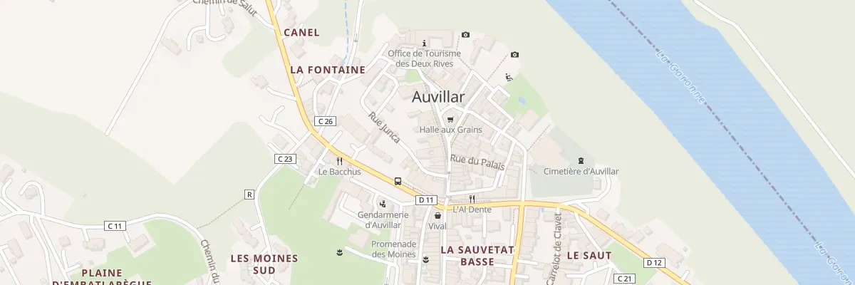 Plan du 6 Rue Junca à Auvillar