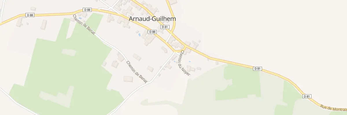 Plan du 10 Che du Noyer à Arnaud-Guilhem