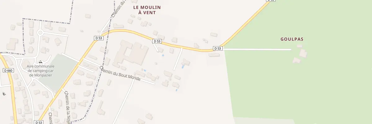 Plan du 222 Rte du Pays Belvésois à Capdrot