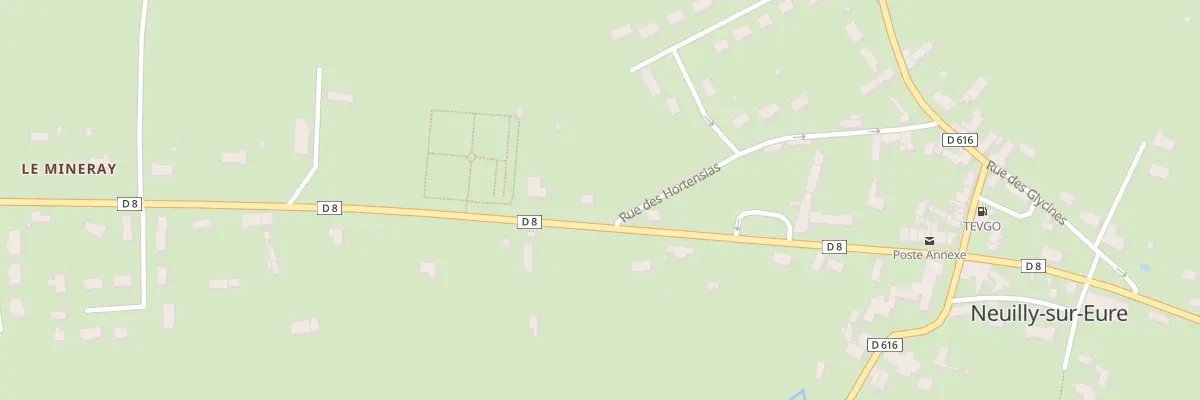 Plan du 15 Rue des Azalées à Longny les Villages