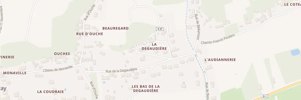 Plan du 111 Le Haut de la Degaudière à Noizay