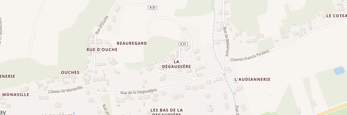 Plan du 92 Le Haut de la Degaudière à Noizay