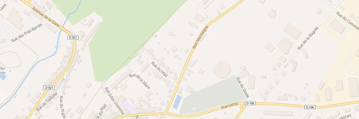 Plan du 8 Rue Montaigne à Mondoubleau