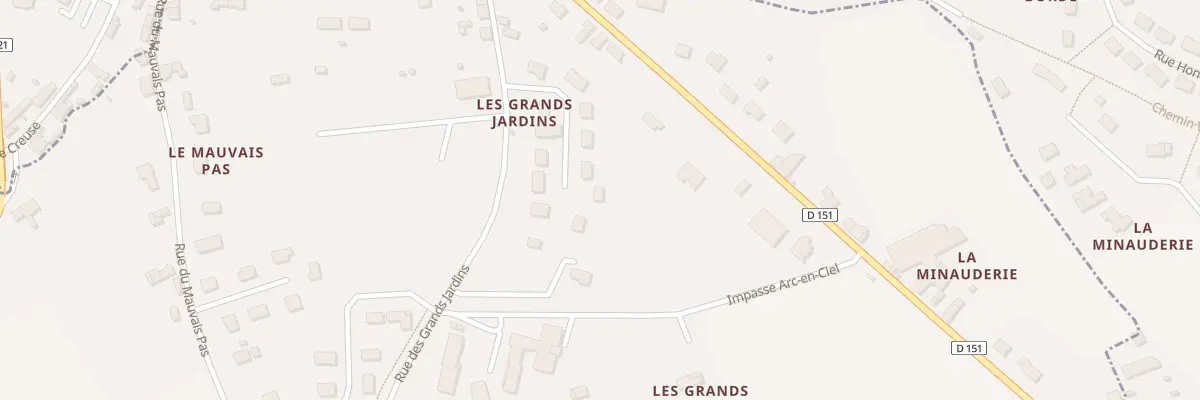 Plan du 11 Imp des Grands Jardins à Cormenon