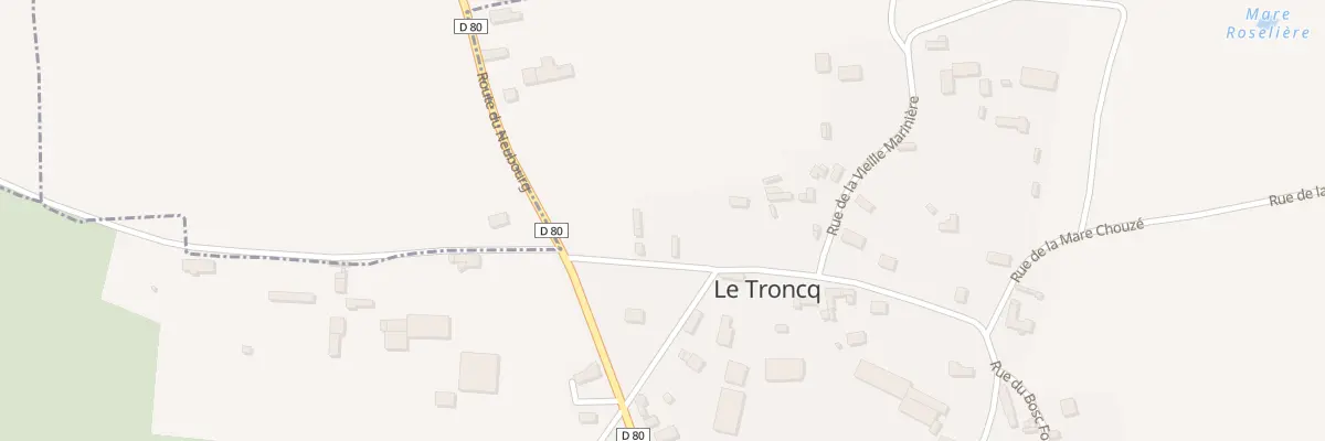 Plan du 9034 Rue du Bosc-Fortier au Troncq